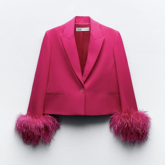 Zara Jackets & Blazers - BNNW ZARA FEATHER BLAZER